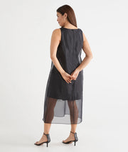 Sheer Overlay Dress
