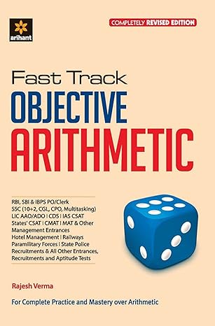Fast Track Objective Arithmetic [Paperback] Rajesh Verma