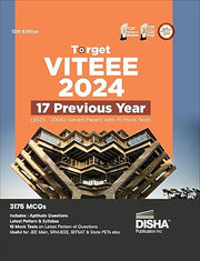 Target VITEEE 2024 - 17 Previous Year (2023 - 2006) Solved Papers with 10 Mock Tests 13th Edition | Physics, Chemistry, Mathematics, & Quantitative Aptitude 3150 PYQs 