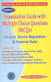 Examination Guide with Multiple Choice Questions (MCQs) on Govt. Service Regulations & Financial Rules