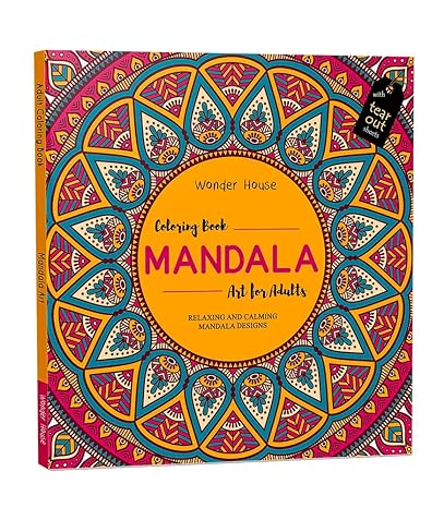 Mandala Art: Colouring Books for Adults with Tear Out Sheets (Adult Colouring Book)