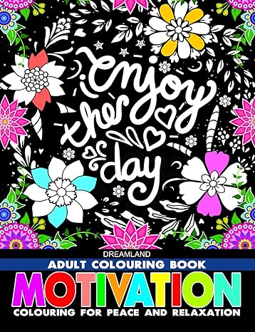 Motivation- Colouring Book for Adults